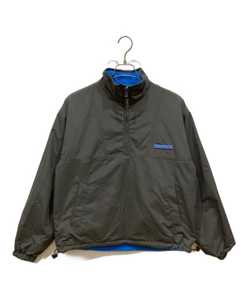 X-LARGE（エクストララージ）X-LARGE (エクストララージ) REVERSIBLE HALF ZIP JACKET グレー×ブルー サイズ:Sの古着・服飾アイテム