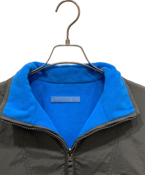 X-LARGE（エクストララージ）X-LARGE (エクストララージ) REVERSIBLE HALF ZIP JACKET グレー×ブルー サイズ:Sの古着・服飾アイテム