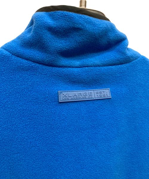 X-LARGE（エクストララージ）X-LARGE (エクストララージ) REVERSIBLE HALF ZIP JACKET グレー×ブルー サイズ:Sの古着・服飾アイテム