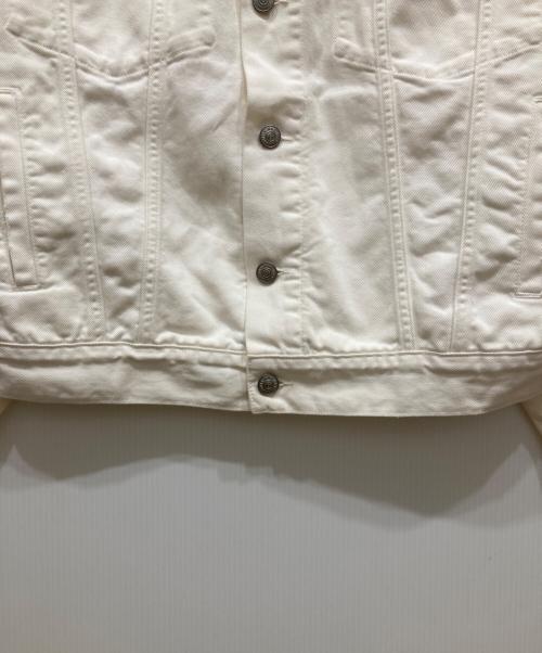 MM6 Maison Margiela（エムエムシックスメゾンマルジェラ）MM6 Maison Margiela (エムエムシックスメゾンマルジェラ) オープンスリーブデニムジャケット ホワイト サイズ:38の古着・服飾アイテム