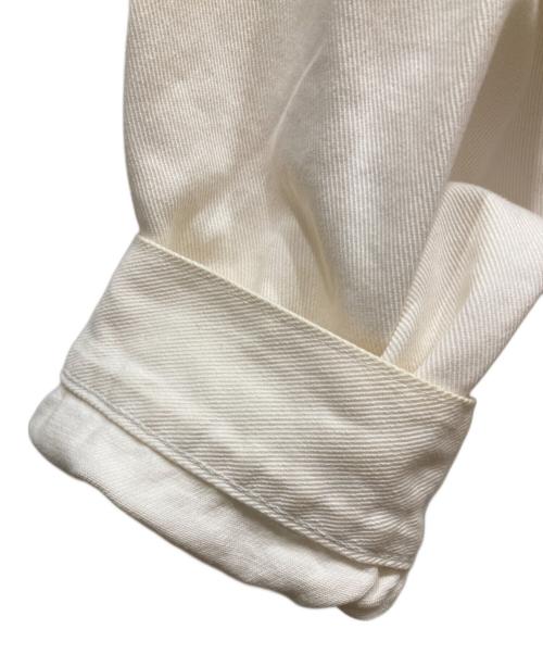 MM6 Maison Margiela（エムエムシックスメゾンマルジェラ）MM6 Maison Margiela (エムエムシックスメゾンマルジェラ) オープンスリーブデニムジャケット ホワイト サイズ:38の古着・服飾アイテム