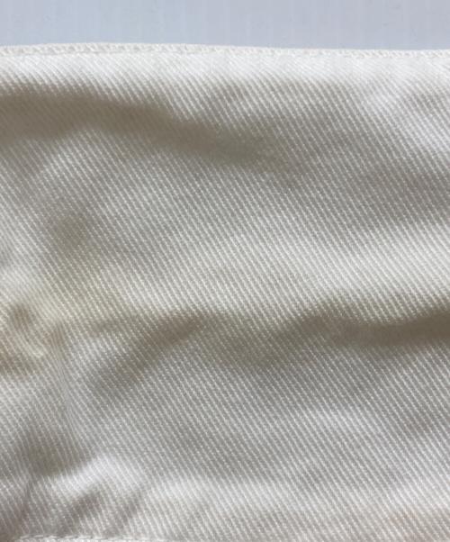 MM6 Maison Margiela（エムエムシックスメゾンマルジェラ）MM6 Maison Margiela (エムエムシックスメゾンマルジェラ) オープンスリーブデニムジャケット ホワイト サイズ:38の古着・服飾アイテム