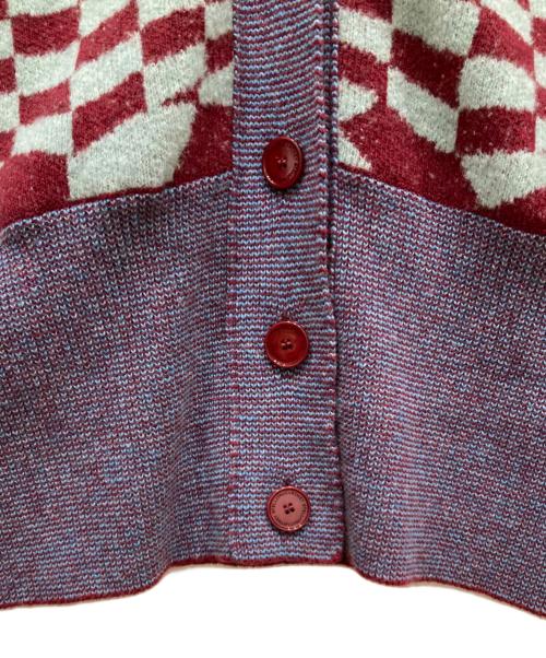 STELLA McCARTNEY（ステラマッカートニー）STELLA McCARTNEY (ステラマッカートニー) 21AW カットアウト ジャガードニット カーディガン ブルー サイズ:SIZE 38の古着・服飾アイテム