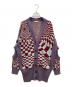 STELLA McCARTNEY（ステラマッカートニー）の古着「21AW カットアウト ジャガードニット カーディガン」｜ブルー