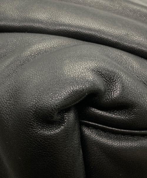 OFFWHITE（オフホワイト）OFFWHITE (オフホワイト) レザーショルダーバッグ ブラックの古着・服飾アイテム