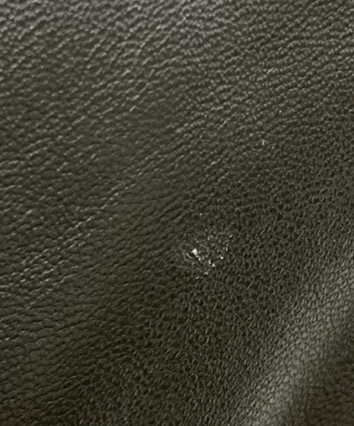 OFFWHITE（オフホワイト）OFFWHITE (オフホワイト) レザーショルダーバッグ ブラックの古着・服飾アイテム