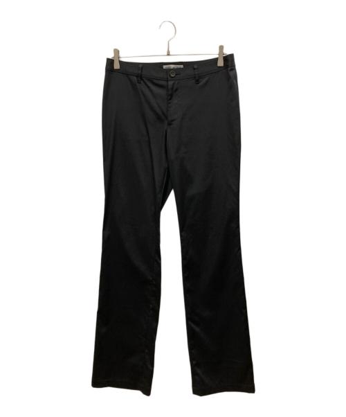 ISSEY MIYAKE（イッセイミヤケ）ISSEY MIYAKE (イッセイミヤケ) ナイロンフレアパンツ ブラック サイズ:3の古着・服飾アイテム