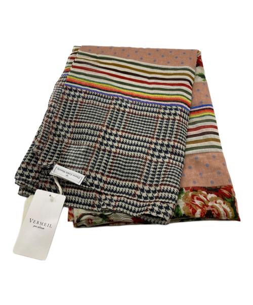 pierre-louis mascia（ピエールルイマシア）Pierre-Louis Mascia (ピエールルイマシア) コットンシルクストール ベージュ 未使用品の古着・服飾アイテム