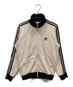 adidasアディダス）の古着「ワッフル クラシック トラックトップ」｜ベージュ