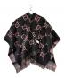 GUCCI（グッチ）の古着「リバーシブル GGウール ケープ ポンチョ」｜ブラック×ピンク