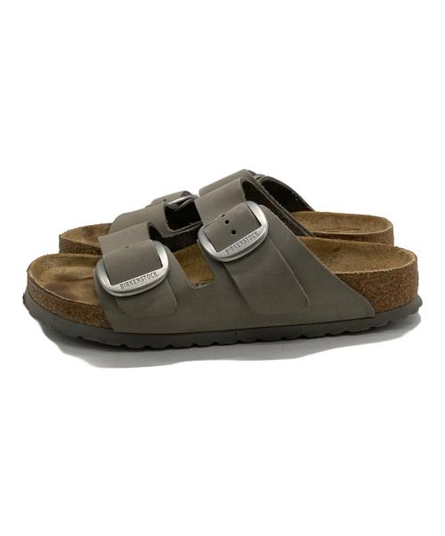 BIRKENSTOCK（ビルケンシュトック）BIRKENSTOCK (ビルケンシュトック) ARIZONA BIG BUCKLE グレー サイズ:38の古着・服飾アイテム