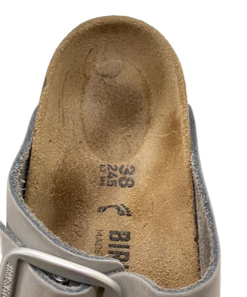 BIRKENSTOCK（ビルケンシュトック）BIRKENSTOCK (ビルケンシュトック) ARIZONA BIG BUCKLE グレー サイズ:38の古着・服飾アイテム