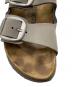 中古・古着 BIRKENSTOCK (ビルケンシュトック) ARIZONA BIG BUCKLE グレー サイズ:38：5000円