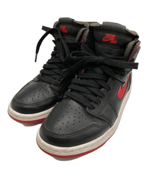 NIKE（ナイキ）NIKE (ナイキ) ハイカットスニーカー　WMNS AIR JORDAN 1 ZOOM AIR CMFT レッド×ブラック サイズ:SIZE 23.5cmの古着・服飾アイテム