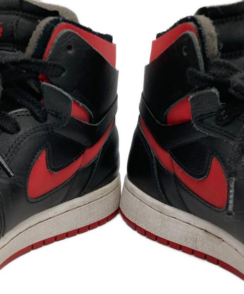 NIKE（ナイキ）NIKE (ナイキ) ハイカットスニーカー　WMNS AIR JORDAN 1 ZOOM AIR CMFT レッド×ブラック サイズ:SIZE 23.5cmの古着・服飾アイテム
