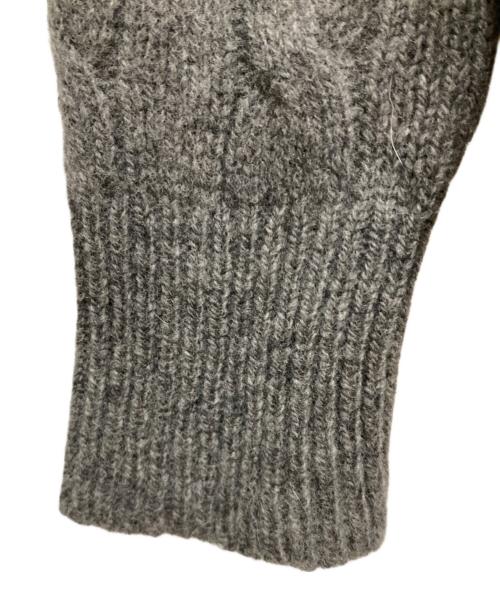 POLO RALPH LAUREN（ポロ・ラルフローレン）POLO RALPH LAUREN (ポロ・ラルフローレン) カシミヤ混ケーブルニット グレー サイズ:SIZE XSの古着・服飾アイテム
