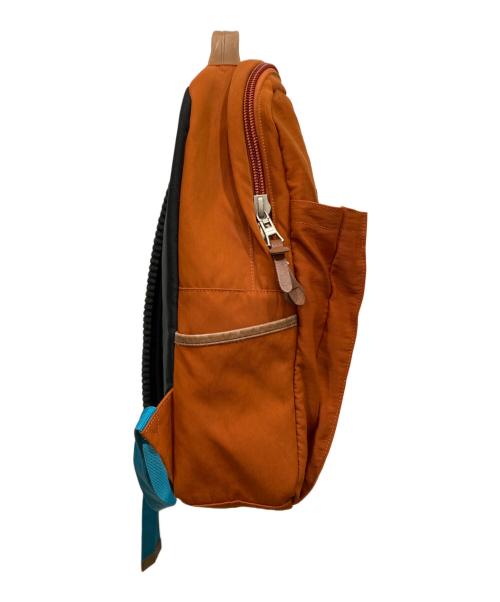 master-piece（マスターピース）master-piece (マスターピース) LINK STRIPE バックパック オレンジの古着・服飾アイテム