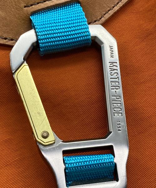 master-piece（マスターピース）master-piece (マスターピース) LINK STRIPE バックパック オレンジの古着・服飾アイテム