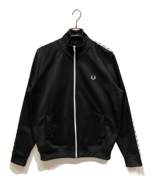 FRED PERRY（フレッドペリー）FRED PERRY (フレッドペリー) トラックジャケット ブラック サイズ:Ⅼの古着・服飾アイテム