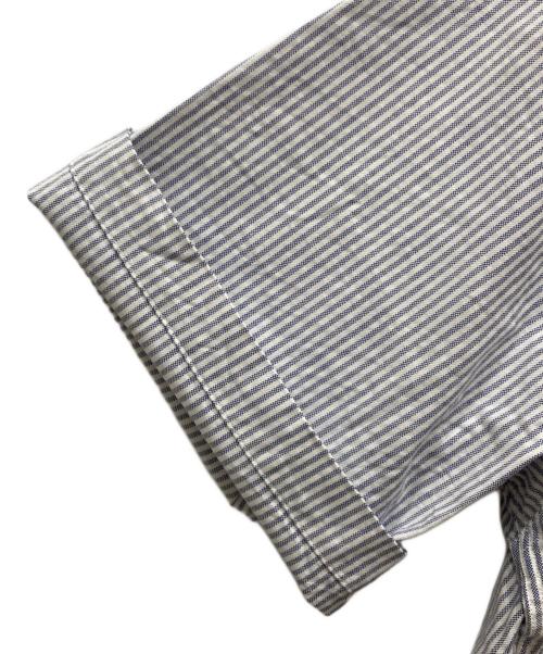 DANTON（ダントン）DANTON (ダントン) ROUND COLLAR P.O SHIRTS/S ブルー サイズ:42の古着・服飾アイテム