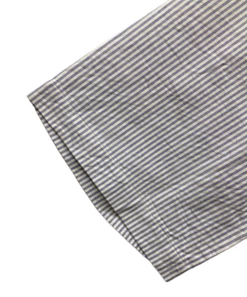 DANTON（ダントン）DANTON (ダントン) ROUND COLLAR P.O SHIRTS/S ブルー サイズ:42の古着・服飾アイテム