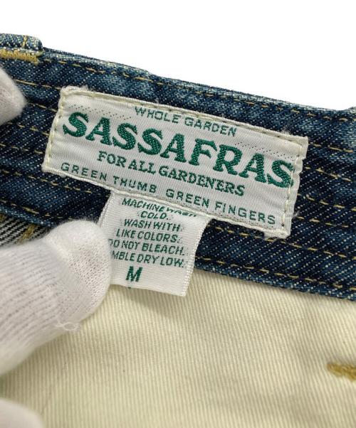 SASSAFRAS（ササフラス）SASSAFRAS (ササフラス) デニムパンツ インディゴ サイズ:Mの古着・服飾アイテム