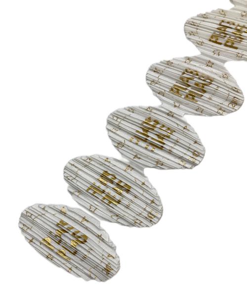 PLEATS PLEASE（プリーツプリーズ）PLEATS PLEASE (プリーツプリーズ) ノースリーブプリーツカットソー ホワイト サイズ:SIZE 3の古着・服飾アイテム