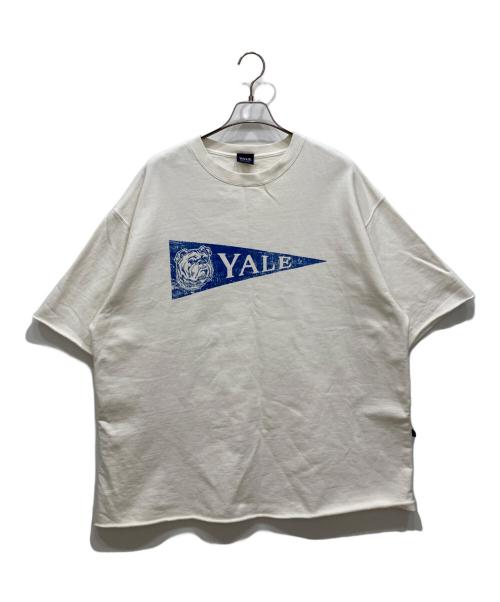 FRAMeWORK（フレームワーク）FRAMeWORK (フレームワーク) YALE (イェール) BIG-TEE ホワイト サイズ:-の古着・服飾アイテム