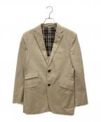 BURBERRY BLACK LABELバーバリーブラックレーベル）の古着「コットンテーラードジャケット」｜ベージュ