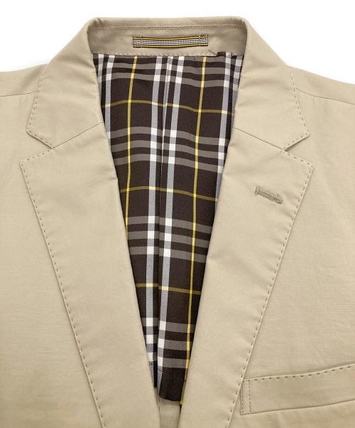 BURBERRY BLACK LABEL（バーバリーブラックレーベル）BURBERRY BLACK LABEL (バーバリーブラックレーベル) コットンテーラードジャケット ベージュ サイズ:Ⅿの古着・服飾アイテム