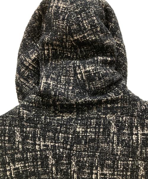 1PIU1UGUALE3 RELAX（ウノピゥウノウグァーレトレ リラックス）1piu1uguale3 relax (ウノピゥウノウグァーレトレ リラックス) 360°ストレッチツイードフラップコート ネイビー サイズ:XXLの古着・服飾アイテム