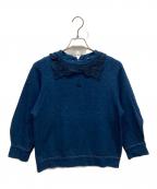 45Rフォーティファイブ・アール）の古着「裏毛deレースパフスウェット」｜ネイビー