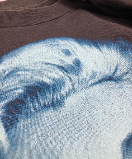 USED（ユーズド）USED (ユーズド) プリントTシャツ ブラック サイズ:不明の古着・服飾アイテム