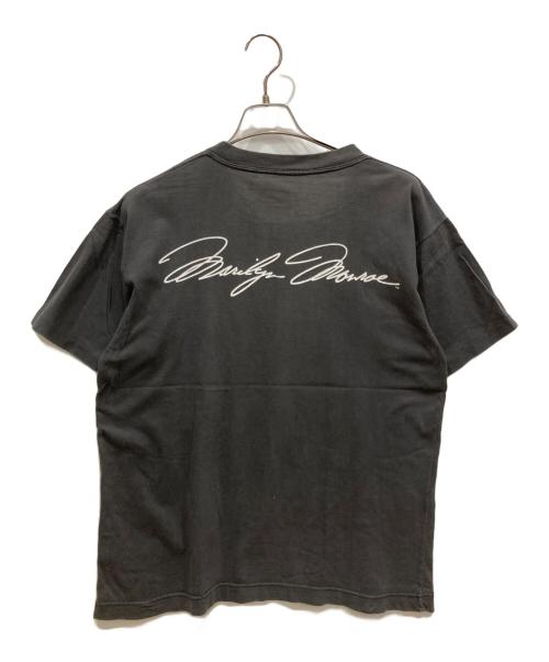 USED（ユーズド）USED (ユーズド) プリントTシャツ ブラック サイズ:-の古着・服飾アイテム