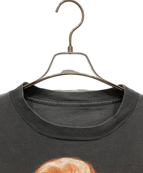 USED（ユーズド）USED (ユーズド) プリントTシャツ ブラック サイズ:-の古着・服飾アイテム