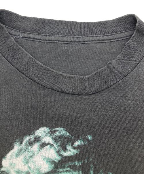 USED（ユーズド）USED (ユーズド) プリントTシャツ ブラック サイズ:不明の古着・服飾アイテム