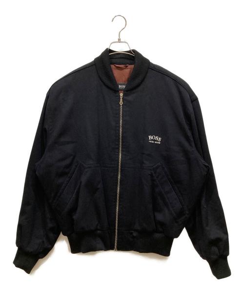 BOSS HUGO BOSS（ボス ヒューゴボス）BOSS HUGO BOSS (ボス ヒューゴボス) ウールブルゾン ブラック サイズ:SIZE 50の古着・服飾アイテム