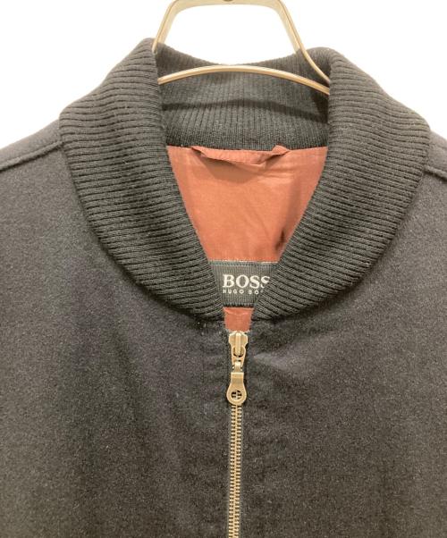 BOSS HUGO BOSS（ボス ヒューゴボス）BOSS HUGO BOSS (ボス ヒューゴボス) ウールブルゾン ブラック サイズ:SIZE 50の古着・服飾アイテム