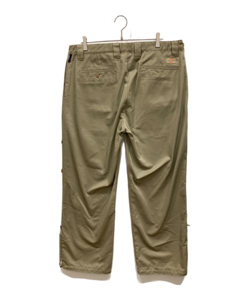 Dickies（ディッキーズ）Dickies (ディッキーズ) POLIQUANT (ポリクアント) ADJUSTABLE FIT REPRO TROUSER ベージュ サイズ:3の古着・服飾アイテム