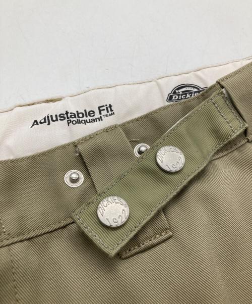 Dickies（ディッキーズ）Dickies (ディッキーズ) POLIQUANT (ポリクアント) ADJUSTABLE FIT REPRO TROUSER ベージュ サイズ:3の古着・服飾アイテム