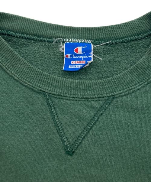 Champion（チャンピオン）Champion (チャンピオン) 80sアーチロゴスウェット グリーン サイズ:XLの古着・服飾アイテム