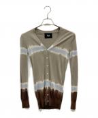 DOLCE & GABBANAドルチェ＆ガッバーナ）の古着「シルクニットカーディガン」｜ベージュ