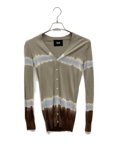 DOLCE & GABBANA（ドルチェ＆ガッバーナ）DOLCE & GABBANA (ドルチェ＆ガッバーナ) シルクニットカーディガン ベージュ サイズ:XSの古着・服飾アイテム