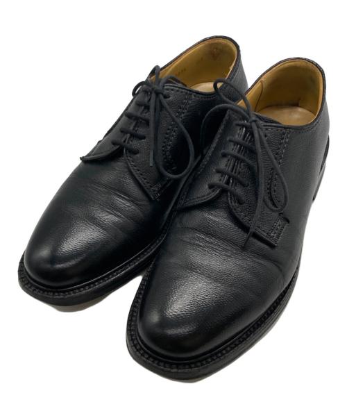 REGAL（リーガル）REGAL (リーガル) 型押しプレーントゥシューズ ブラック サイズ:25の古着・服飾アイテム