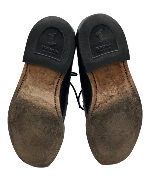 REGAL（リーガル）REGAL (リーガル) 型押しプレーントゥシューズ ブラック サイズ:25の古着・服飾アイテム