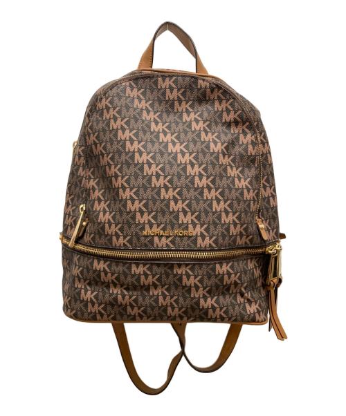 MICHAEL KORS（マイケル・コース）MICHAEL KORS (マイケルコース) リュック ブラウンの古着・服飾アイテム