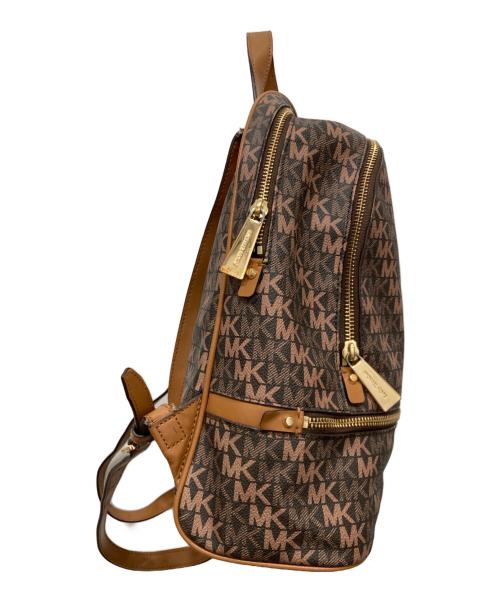 MICHAEL KORS（マイケル・コース）MICHAEL KORS (マイケルコース) リュック ブラウンの古着・服飾アイテム