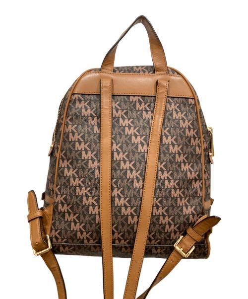 MICHAEL KORS（マイケル・コース）MICHAEL KORS (マイケルコース) リュック ブラウンの古着・服飾アイテム