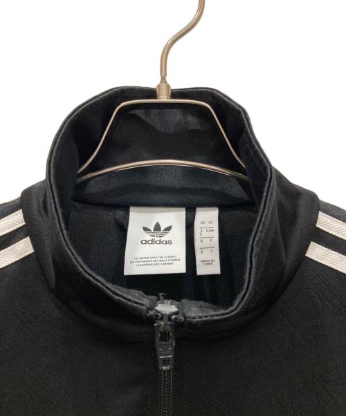 adidas（アディダス）adidas (アディダス) モノグラムトラックジャケット ブラック サイズ:Ⅼの古着・服飾アイテム
