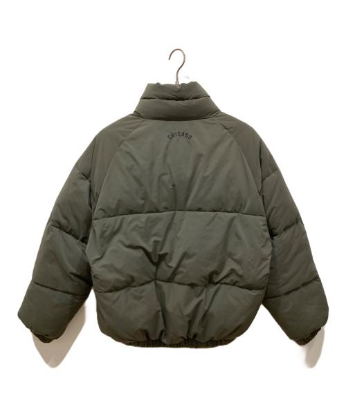 PERUSHU（ペルーシュ）Perushu (ペルーシュ) MLB (エムエルビー) 中綿ジャケット カーキ サイズ:Ⅿの古着・服飾アイテム